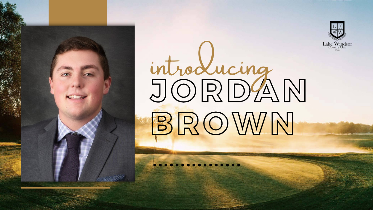 Introducing Jordan Brown